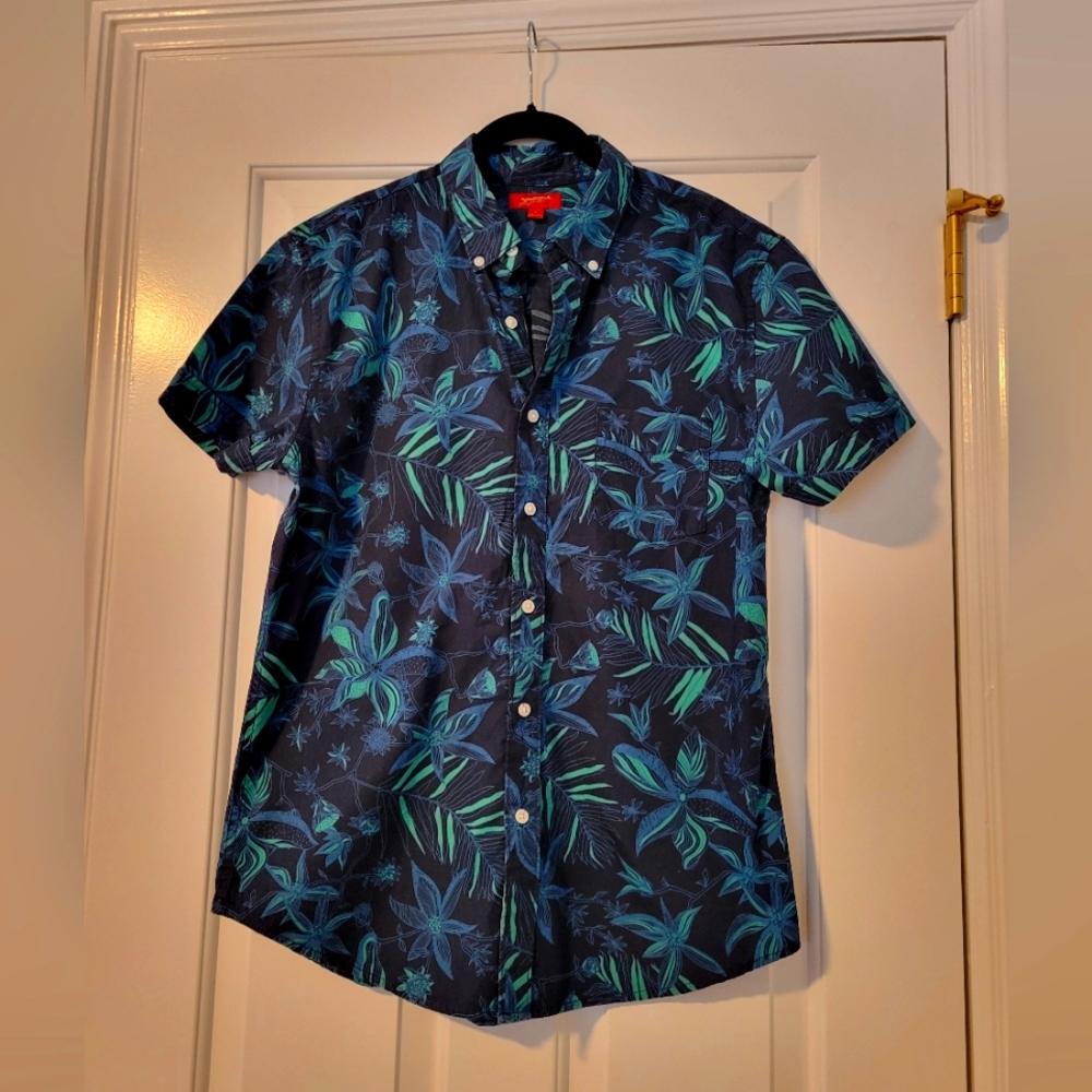 Men's short sleeve button down shirt